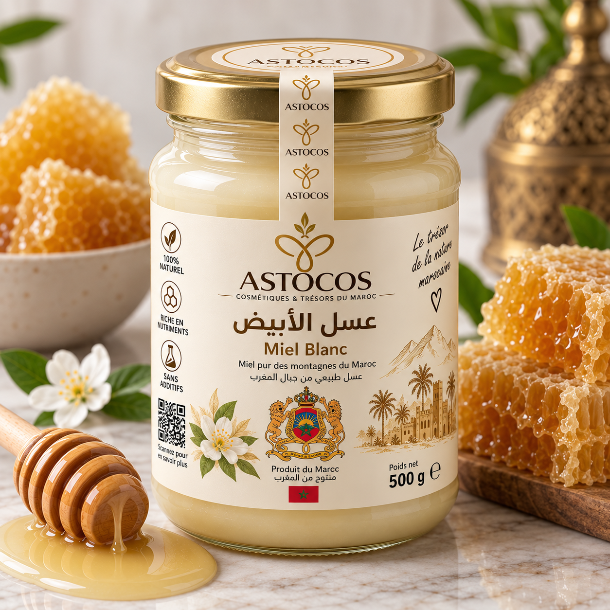 🍯 Miel Blanc ASTOCOS – 200 g