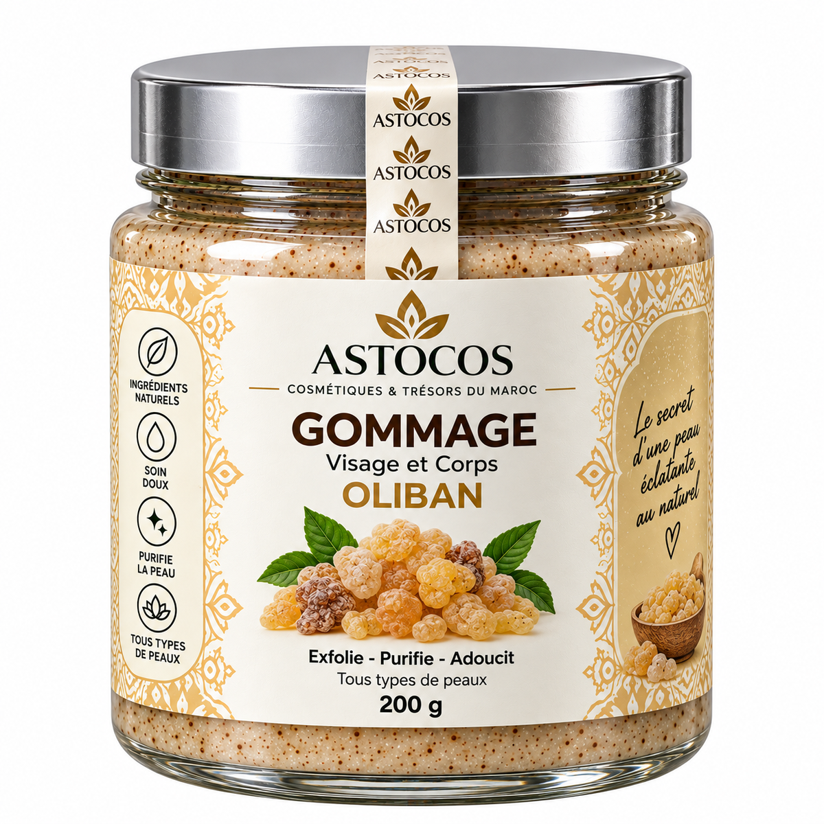 🌿 GOMMAGE OLIBAN  ASTOCOS – 200 g