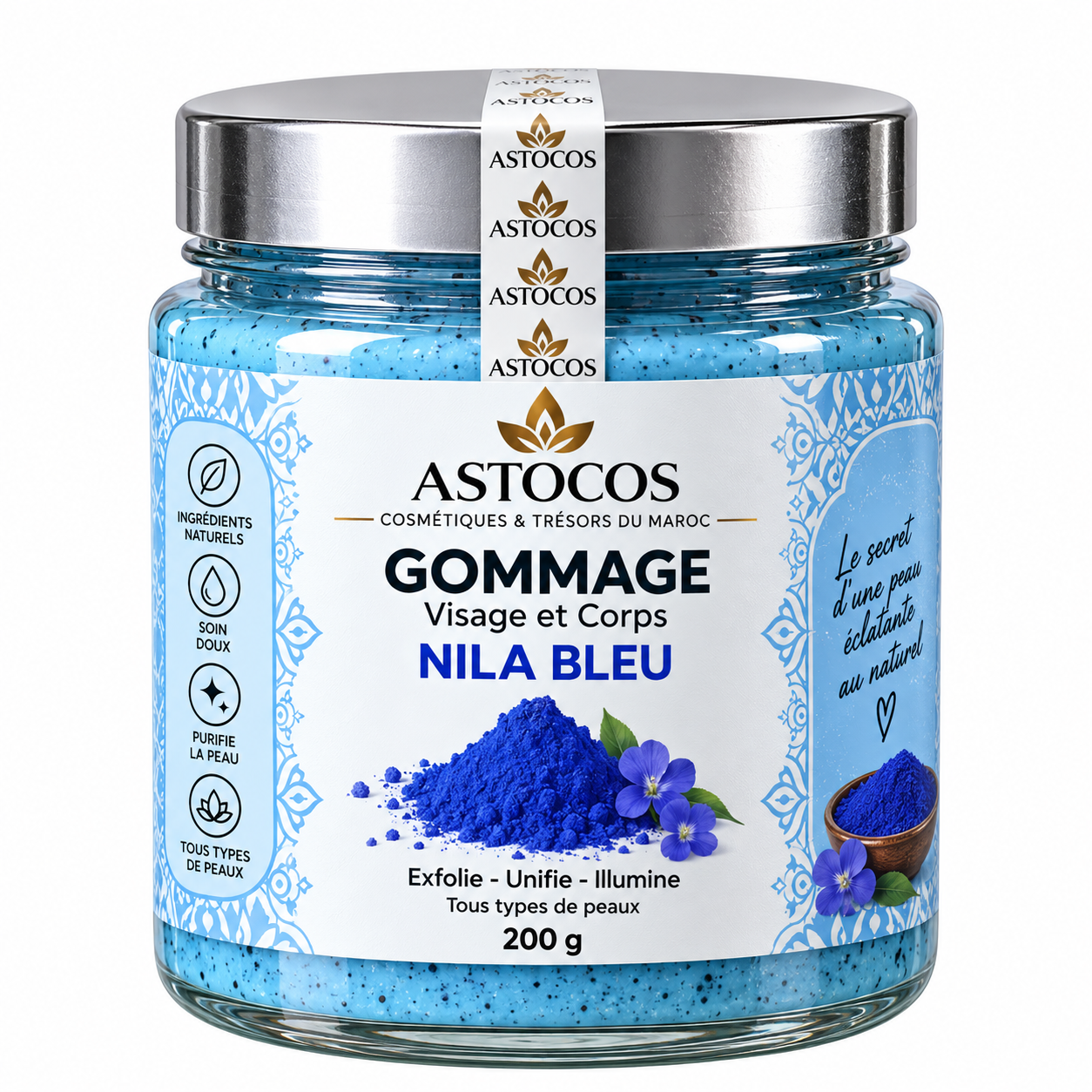 GOMMAGE NILA BLEU 200G